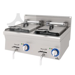  Atalay Atalay E AEF-860 Elektrikli Fritöz 24 Litre Çiftli Fritöz 80x60x30